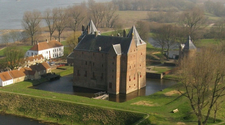 Castillo de Loevestein: uno de los castillos más visitados en los Países Bajos